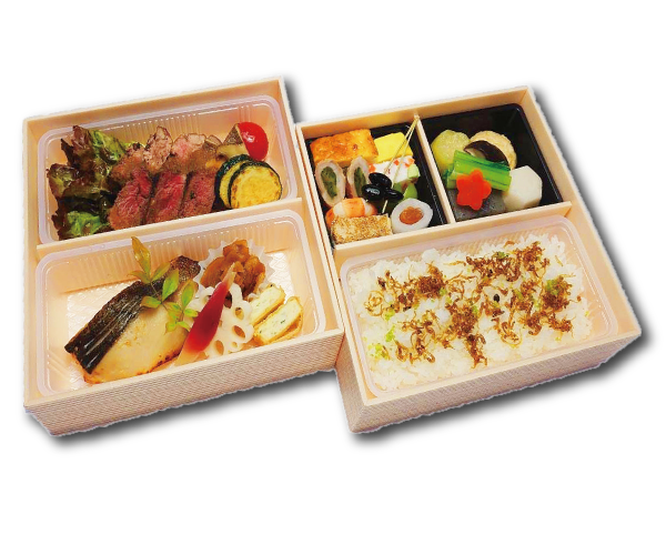 牛フィレ銀鱈西京焼弁当